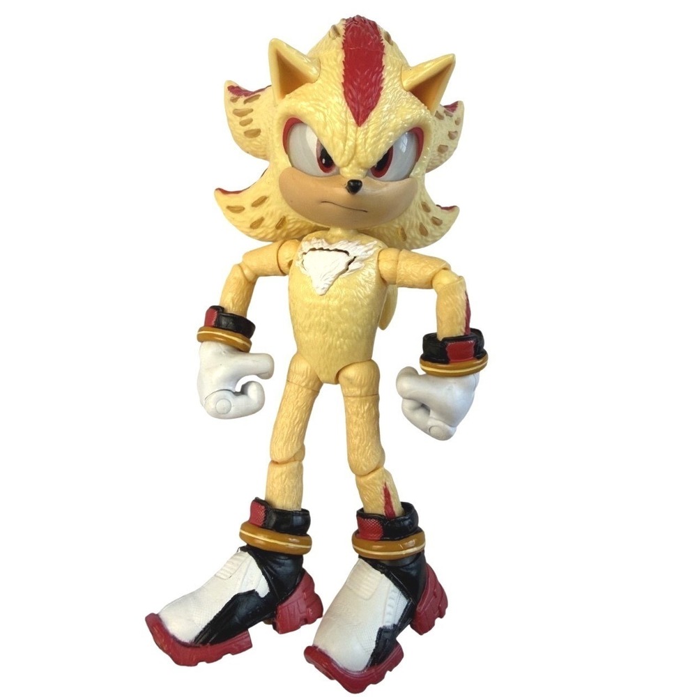 Sonic The Hedgehog 3 Light-UP SUPER SHADOW 5" Movie Figure 2025 Jakks